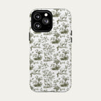 Sphynx Cat Sage Green Toile phone Case