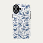 Alaskan Malamute Blue Toile Phone case