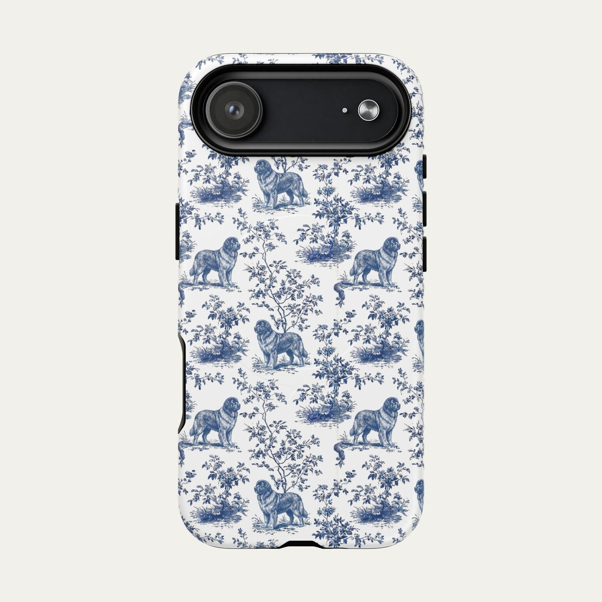 Newfoundland Blue Toile Phone case