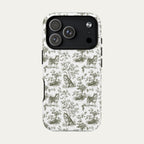 Alaskan Malamute Sage Green Toile phone Case