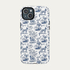 Belgian Malinois Blue Toile Phone case