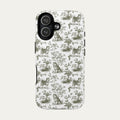 Alaskan Malamute Sage Green Toile phone Case