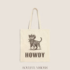 Howdy Bengal Cat Tote Bag