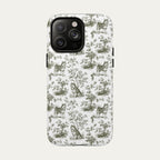 Alaskan Malamute Sage Green Toile phone Case