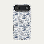 Sloughi Blue Toile Phone case