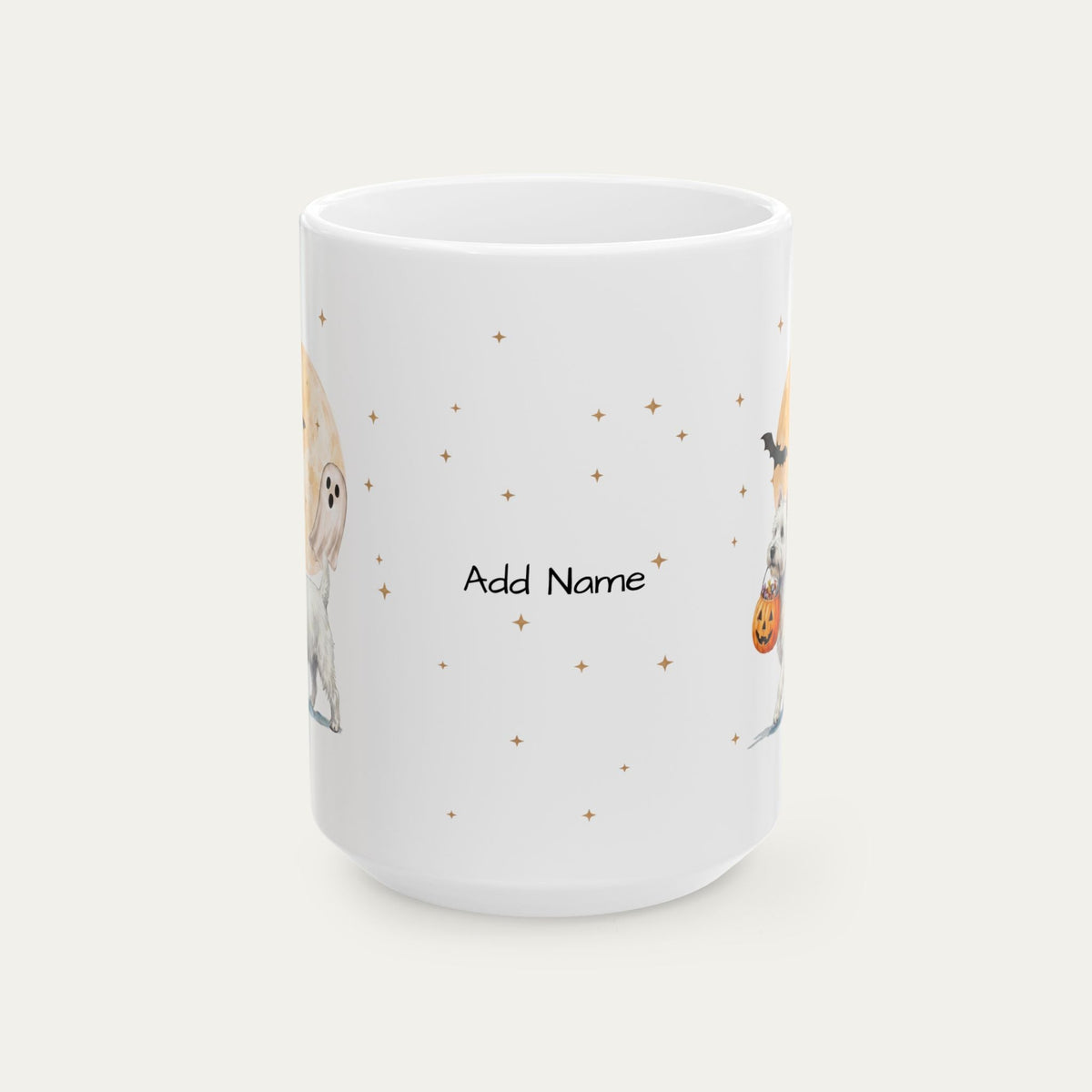 Custom Westie Halloween mug