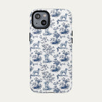 Dalmatian Blue Toile Phone case