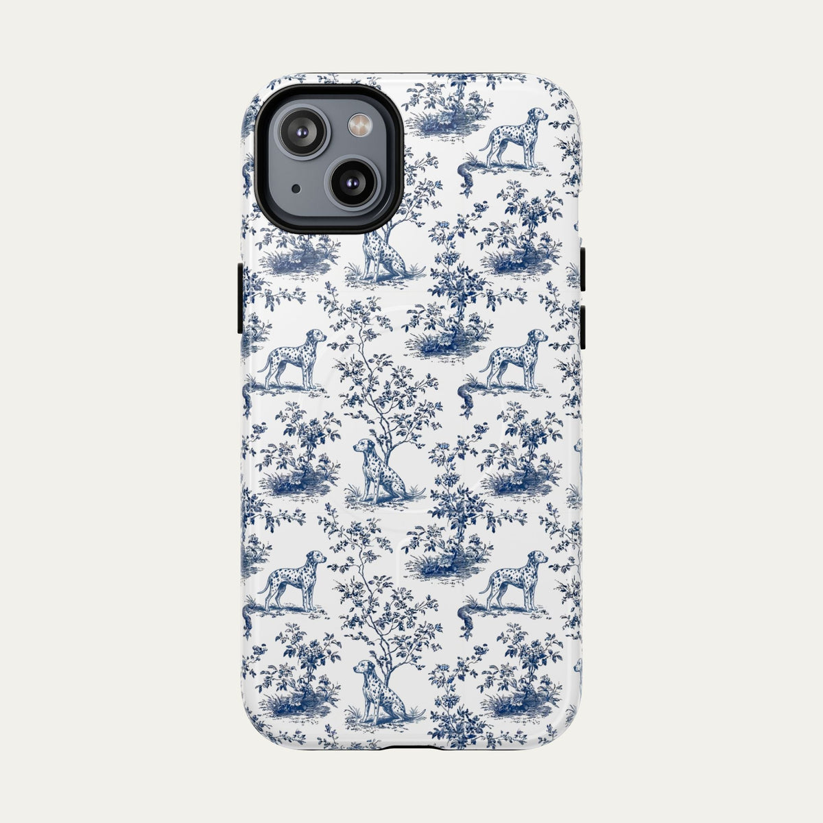 Dalmatian Blue Toile Phone case