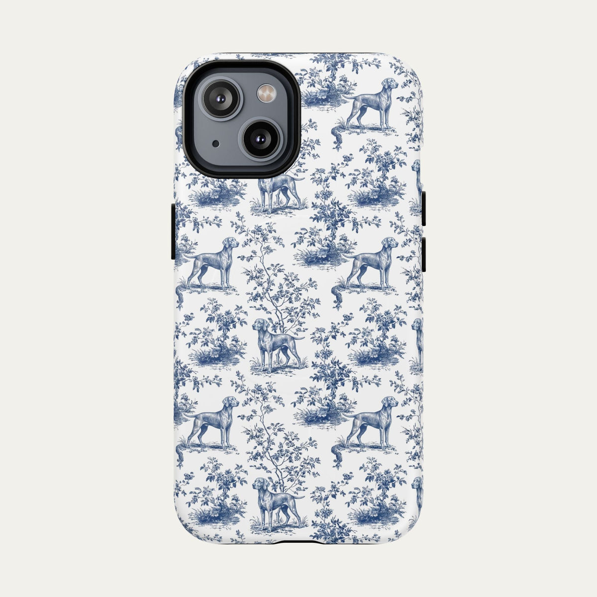 Weimaraner Blue Toile Phone case