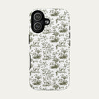 Sphynx Cat Sage Green Toile phone Case