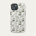 Sphynx Cat Sage Green Toile phone Case