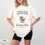 Cavalier King Charles Spaniel Cowboy Club Shirt