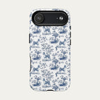 Basenji Blue Toile Phone case