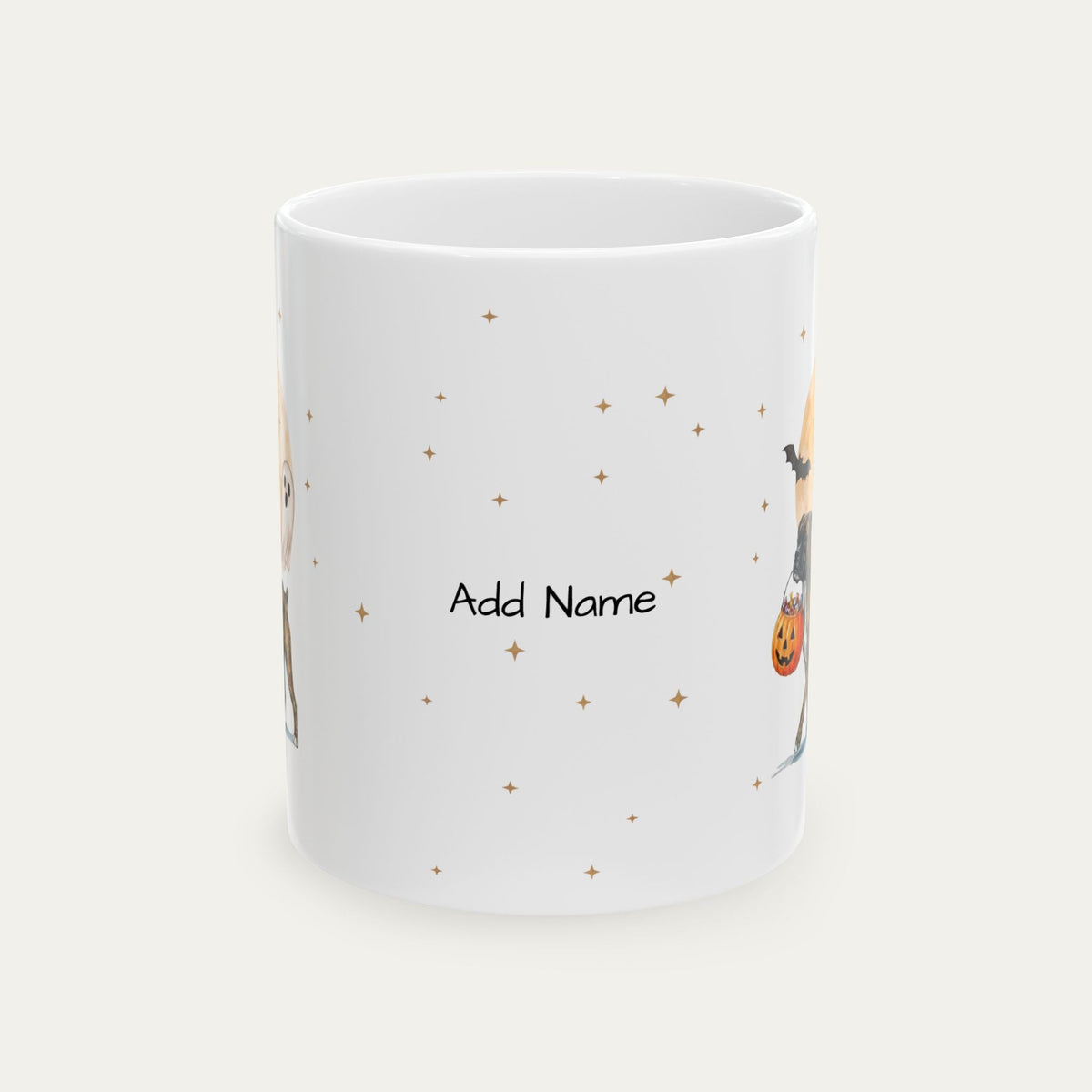 Custom Boxer Brindle Halloween mug