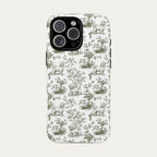 Maltese Sage Green Toile phone Case