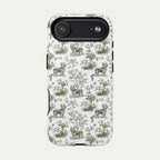Yorkshire Terrier Sage Green Toile phone Case