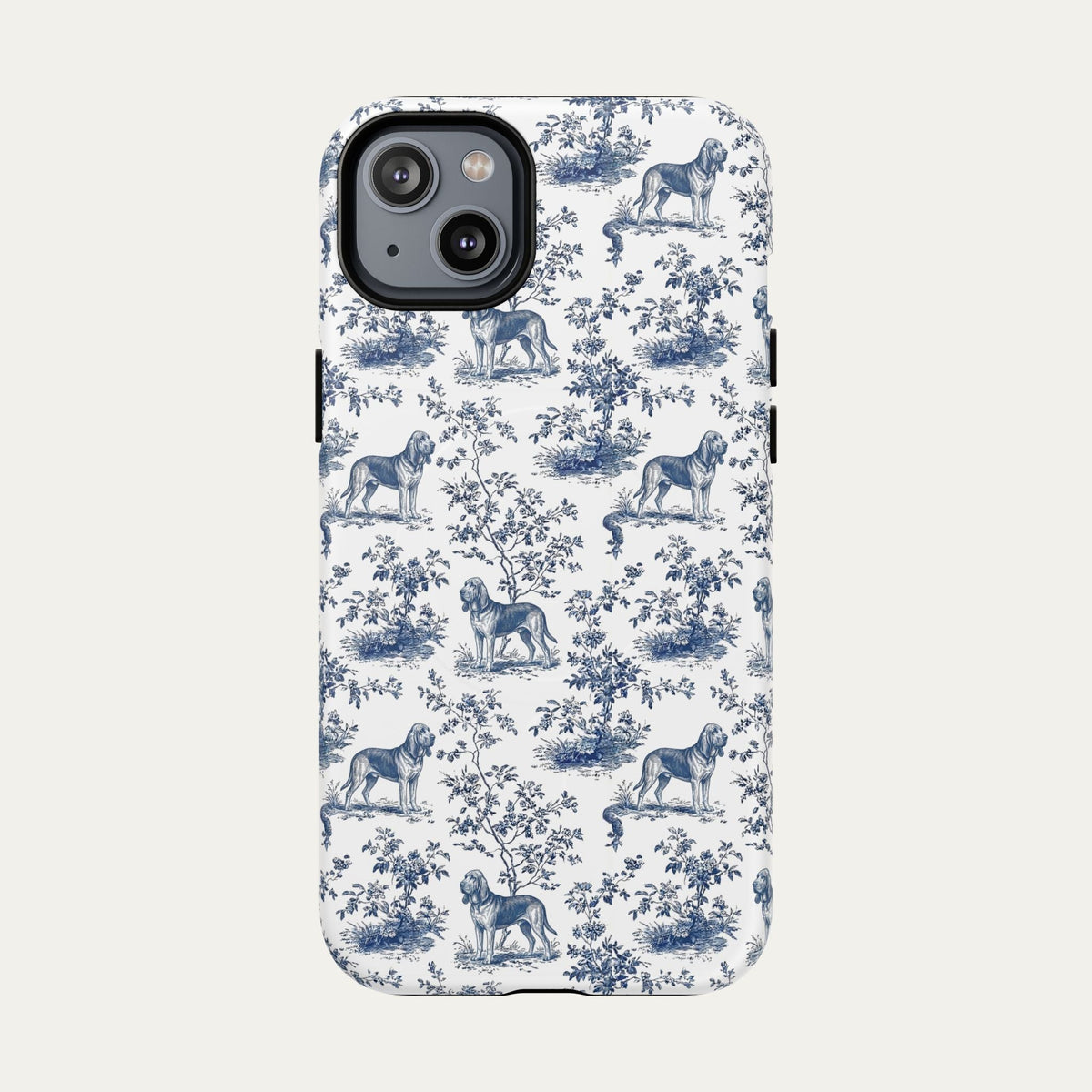 Bloodhound Blue Toile Phone case