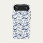 Beagle Blue Toile Phone case