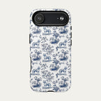 Pitbull Blue Toile Phone case