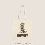 Howdy Labrador Retriever Tote Bag