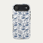 Bloodhound Blue Toile Phone case