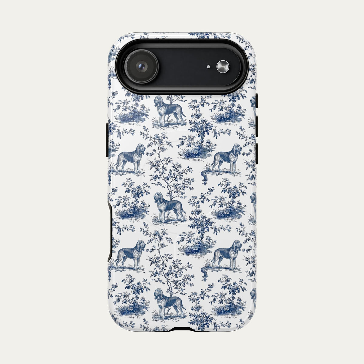 Bloodhound Blue Toile Phone case