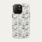 Belgian Malinois Sage Green Toile phone Case