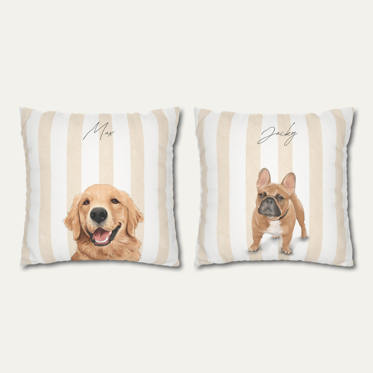Custom Watercolor Pillow