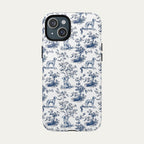 Dalmatian Blue Toile Phone case