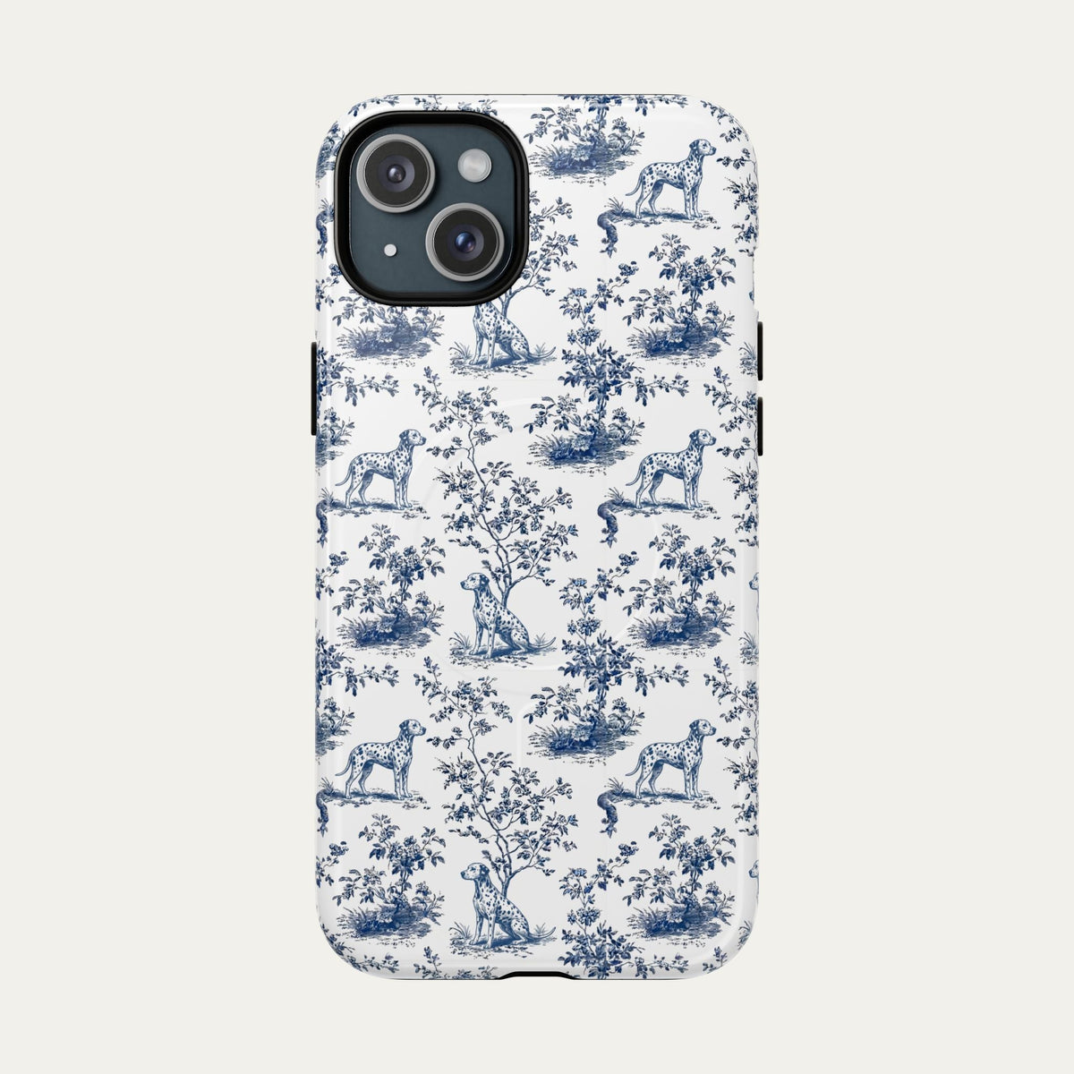Dalmatian Blue Toile Phone case