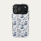 Saluki Blue Toile Phone case