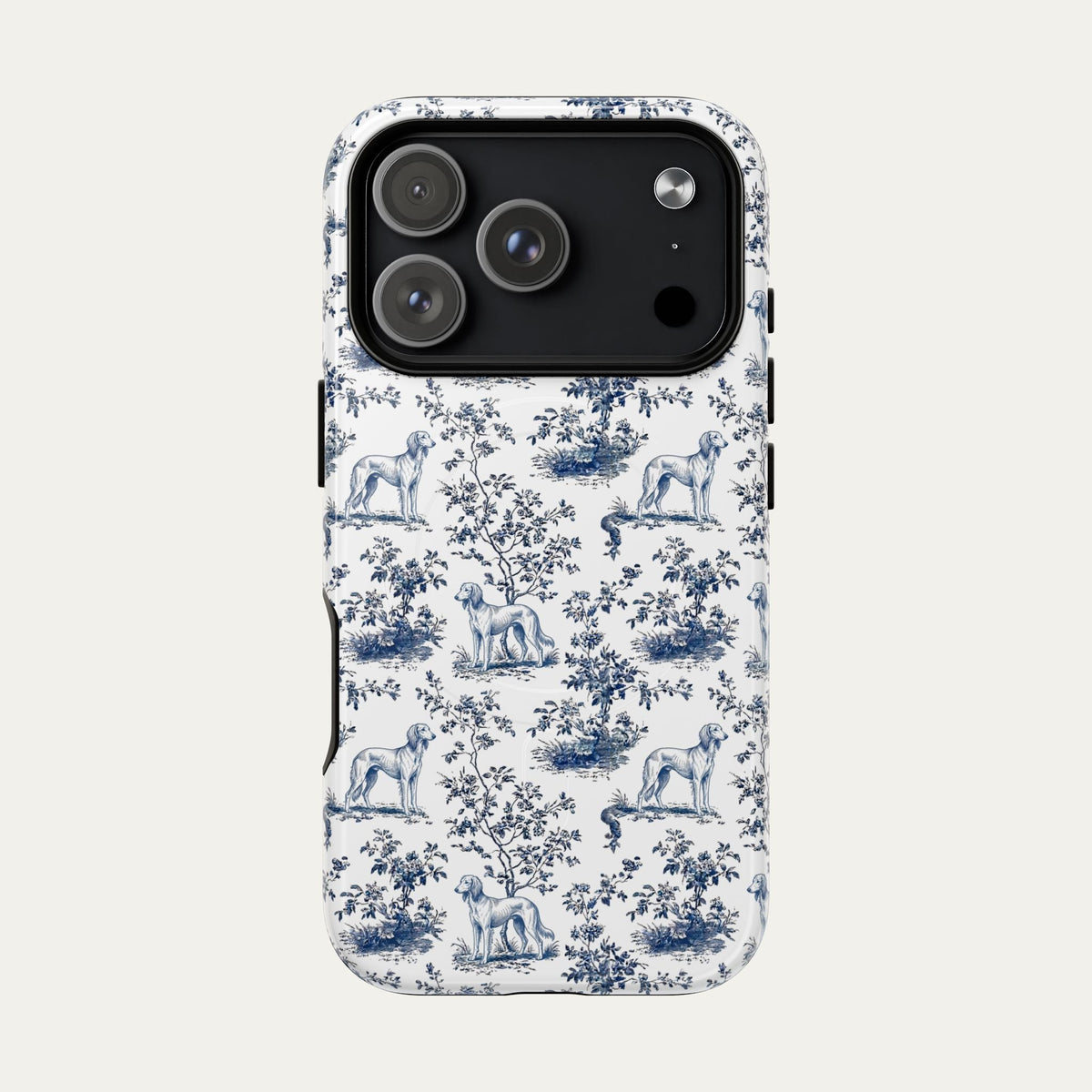 Saluki Blue Toile Phone case