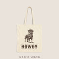 Howdy Rottweiler Tote Bag