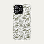 Rhodesian Ridgeback Sage Green Toile phone Case
