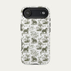 Bernese Mountain Sage Green Toile phone Case