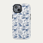 Alaskan Malamute Blue Toile Phone case