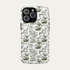 Saluki Sage Green Toile phone Case
