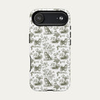 Alaskan Malamute Sage Green Toile phone Case
