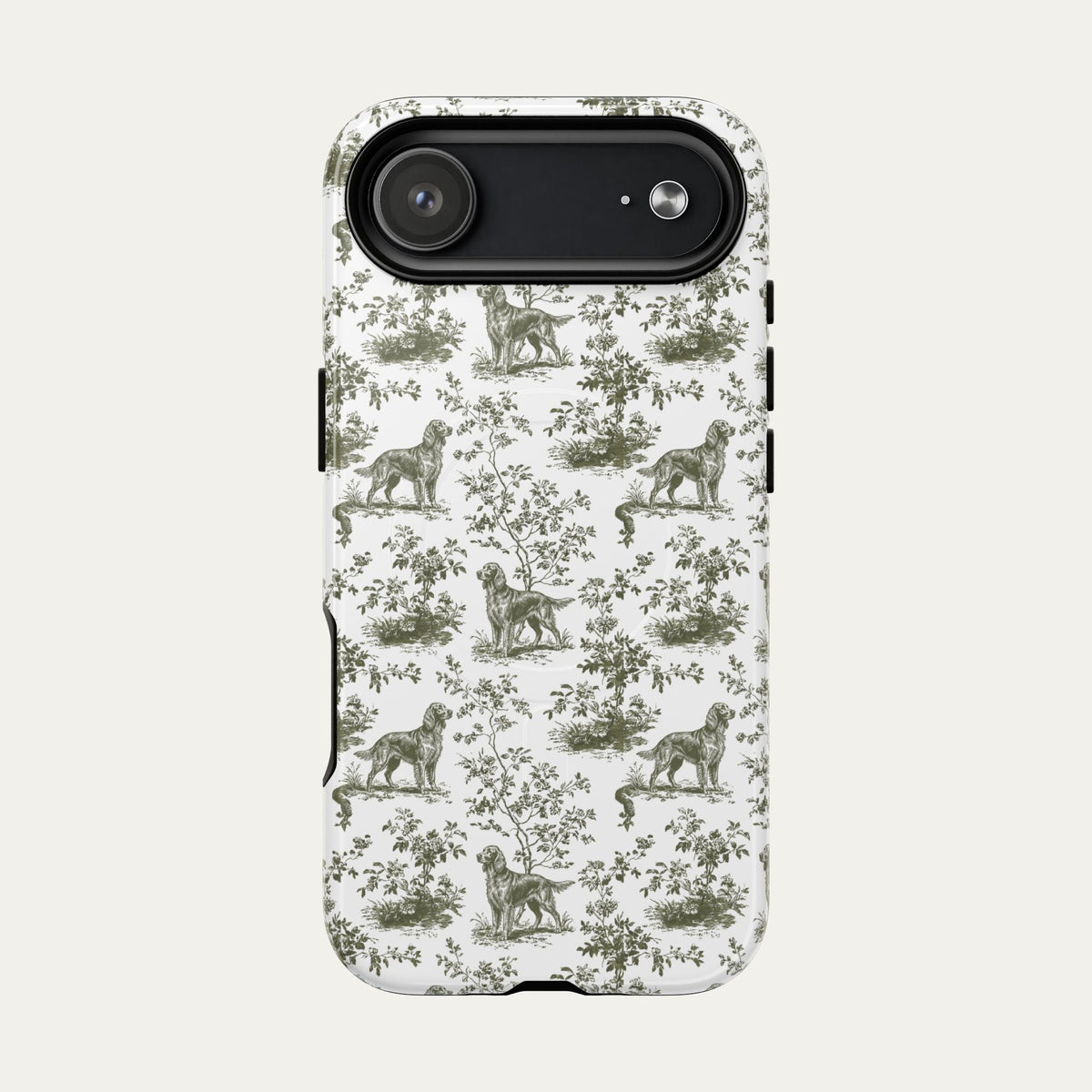 Irish Setter Sage Green Toile phone Case