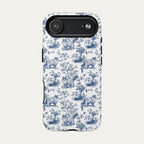 Ragdoll Cat Blue Toile Phone case