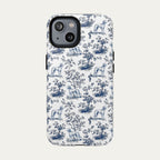 Saluki Blue Toile Phone case