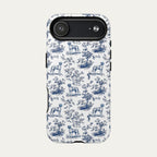 Great Dane Blue Toile Phone case