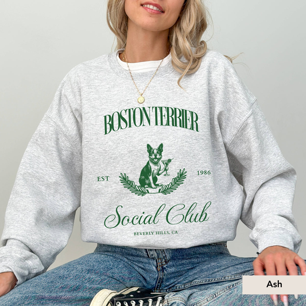 Boston Terrier Social Club Sweatshirt