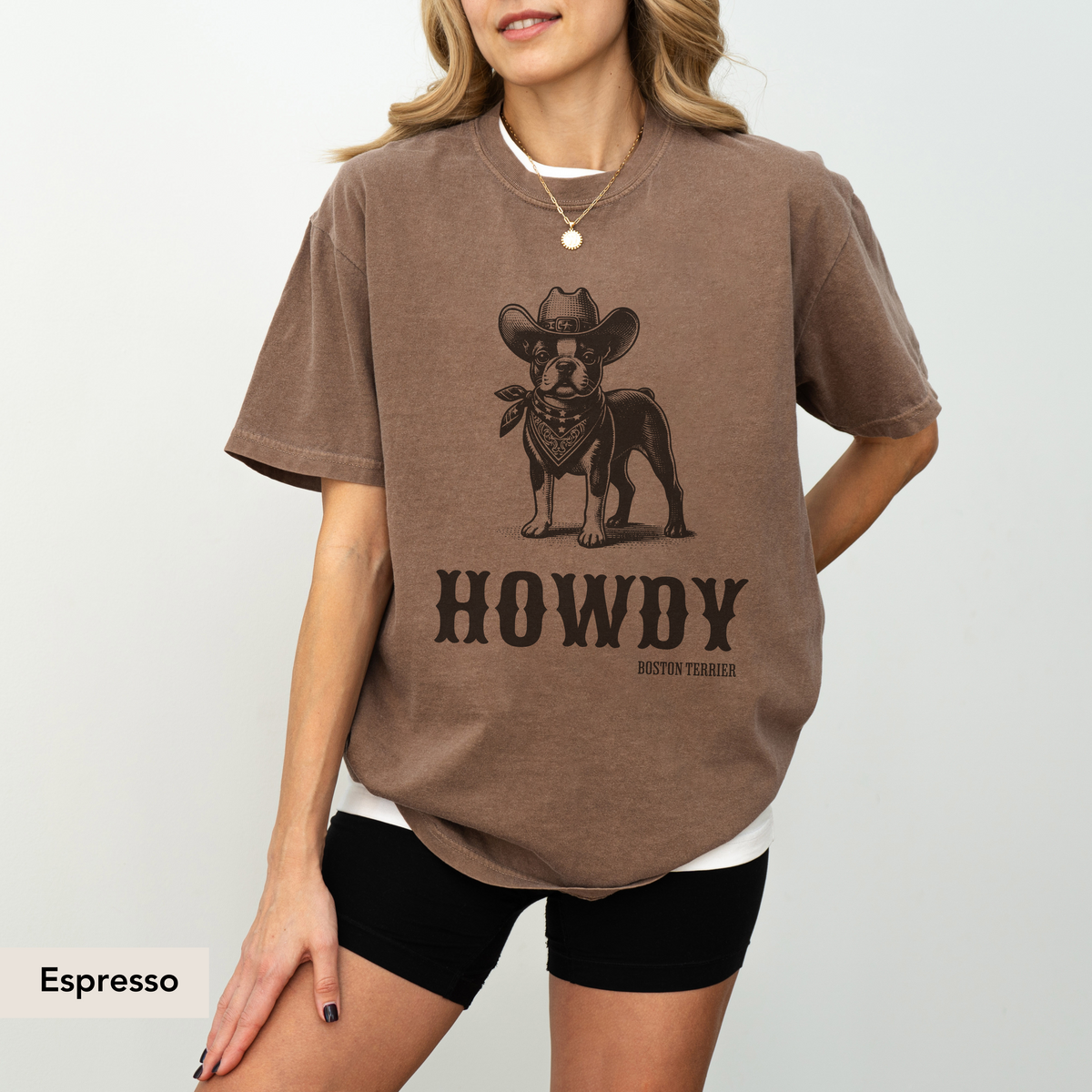 Howdy Boston Terrier Shirt