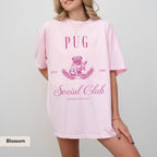 Pug Social Club Dog T-Shirt – Unisex Cotton Tee