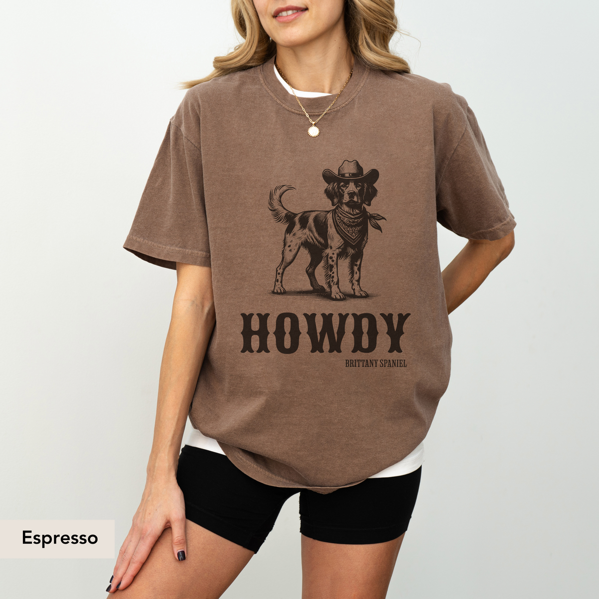 Howdy Brittany Spaniel Shirt