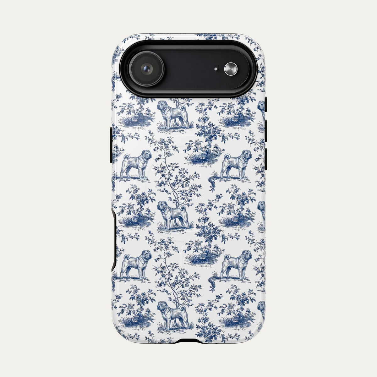 Shar Pei Blue Toile Phone case