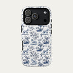 Pitbull Blue Toile Phone case