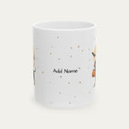 Custom Dachshund SH Black and Tan Halloween mug