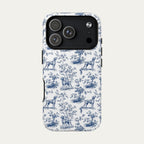Vizsla Blue Toile Phone case